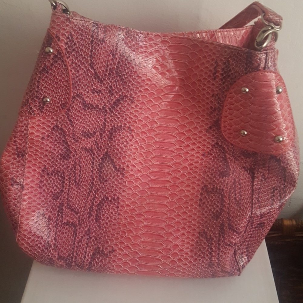 Handbag - Pink & Purple Sneak skin design